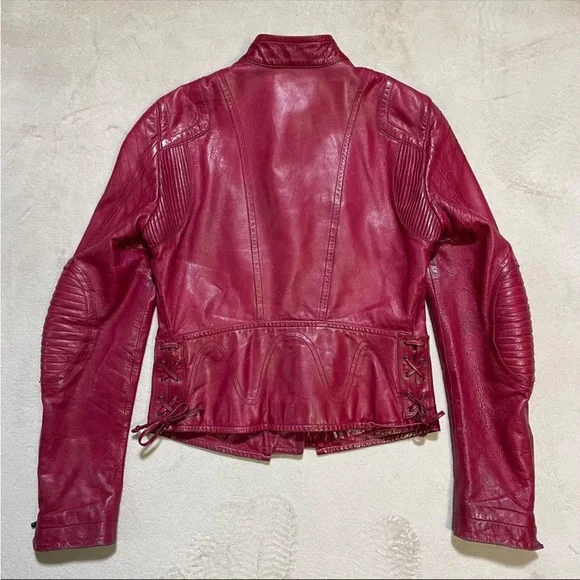 Vintage Donna Karan double rider's moto jacket - Picture 7 of 10